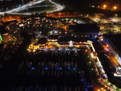 Port,Solent,At,Night